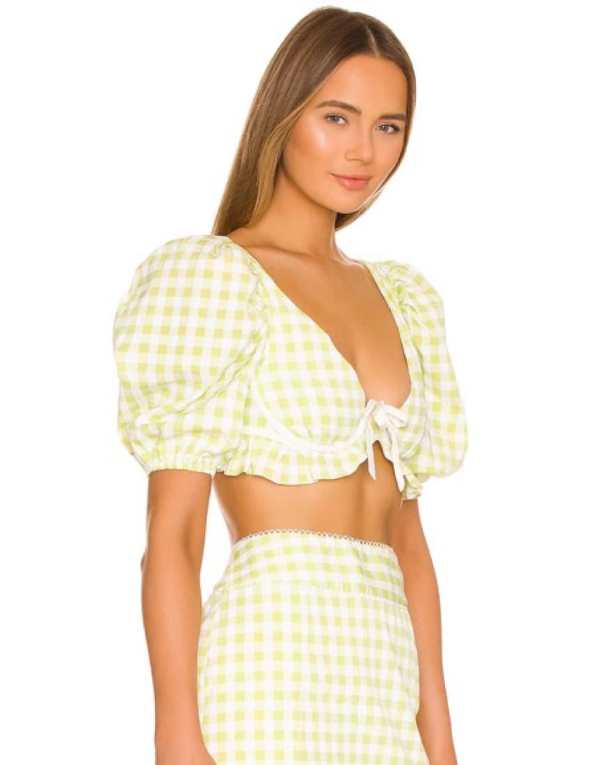 For Love & Lemons Maureen Crop Top - Image 4