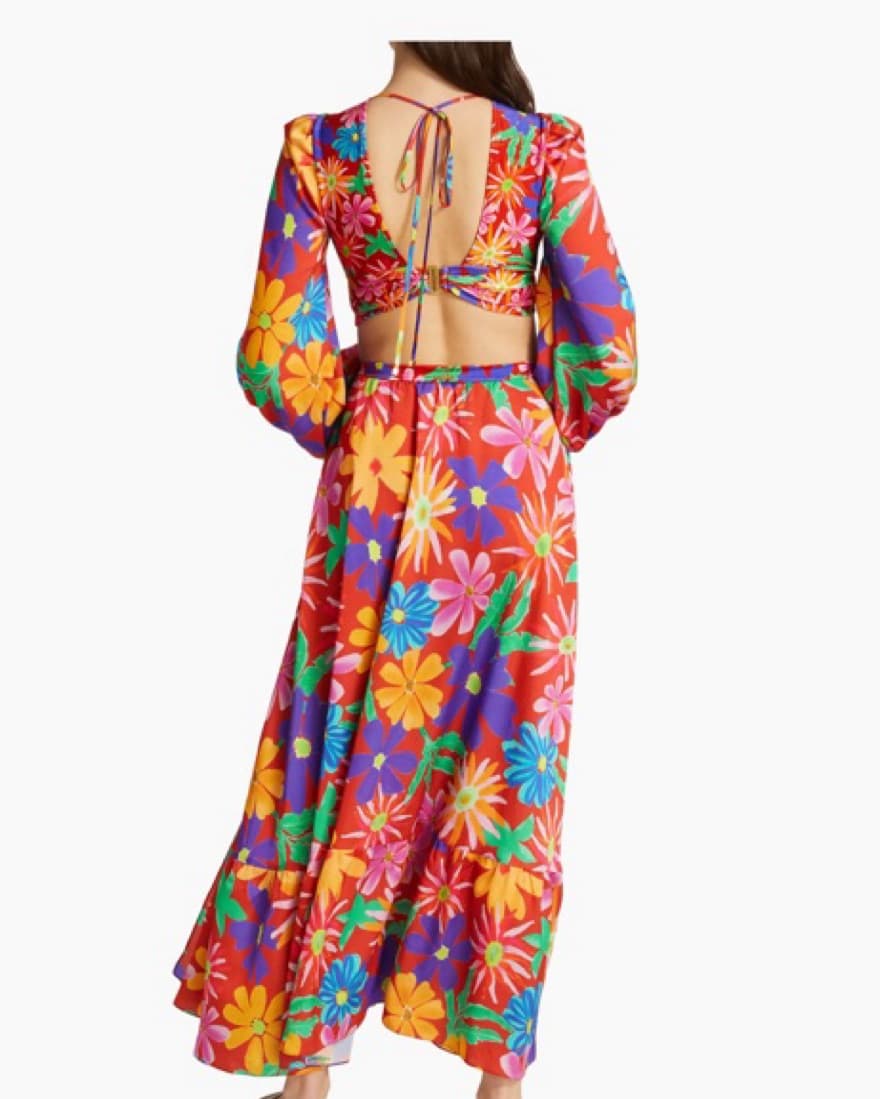 $825 PatBo Longsleeve Cutout Dress - Image 4