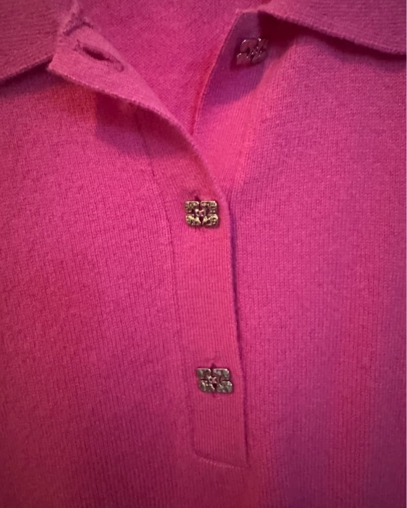 GANNI Wool & Cashmere Polo Tank  - Image 4