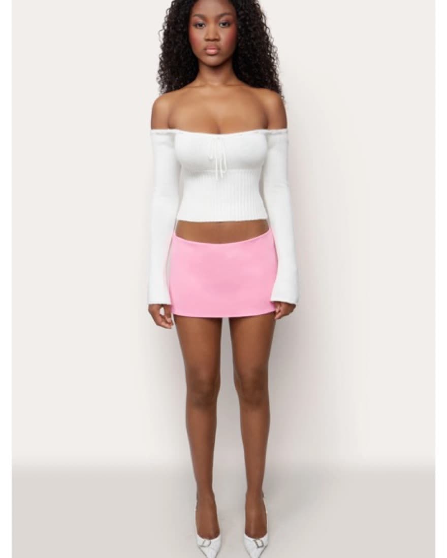 Danielle Guizio Micro Mini Stretch Skirt - Image 2