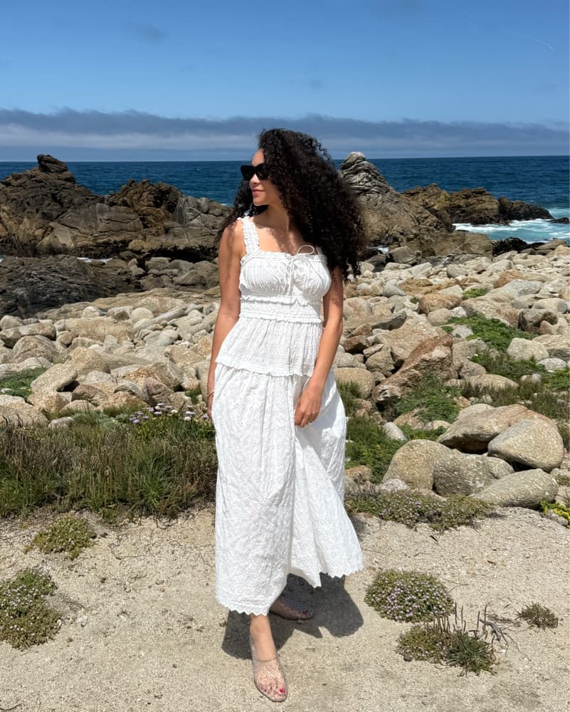 Doen x Gap Eyelet Midi Dress - Image 1