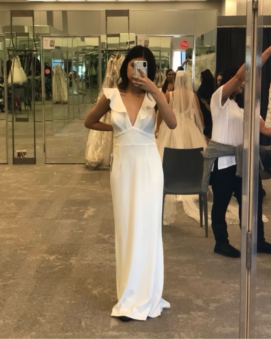 White Formal Dress - David’s Bridal - Image 2