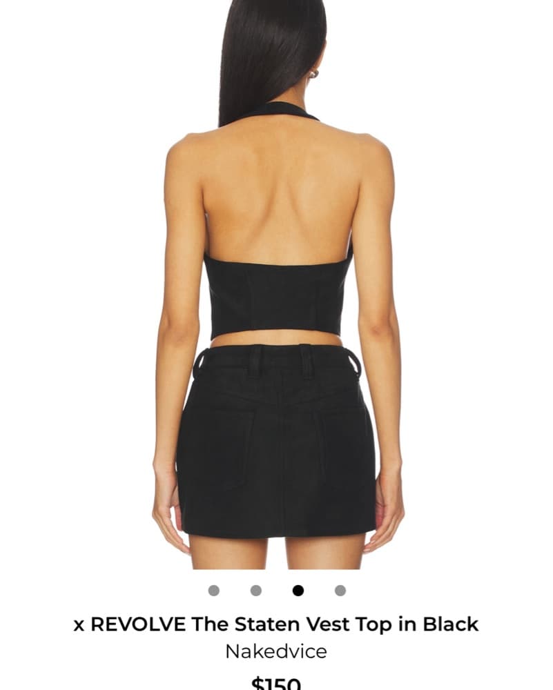 Nakedvice X Revolve Staten Vest Top  - Image 2