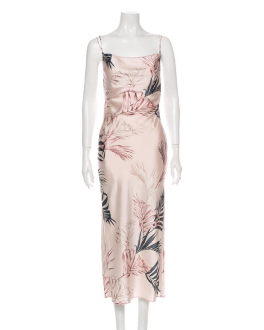 Significant Other Size 2 Pink Palm Dress - Image 1