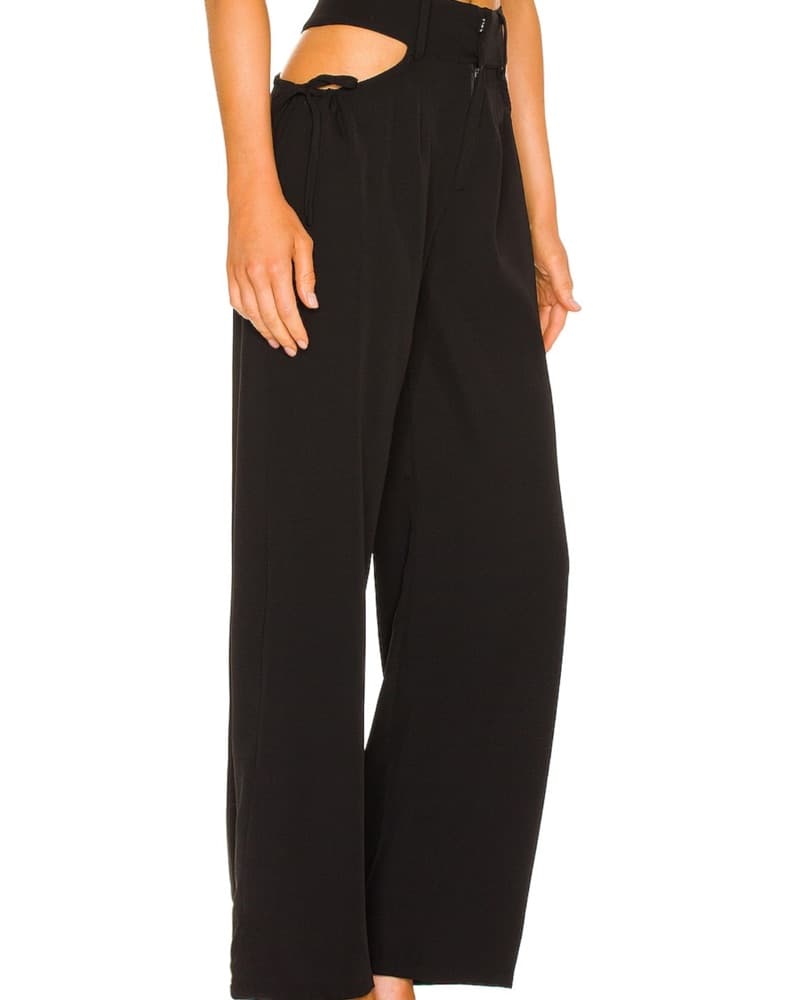 Benny Cut Out Pants In Black  - Image 2
