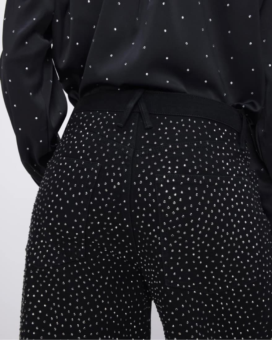Good American / RELAXED SPARKLE JEANS - Image 4