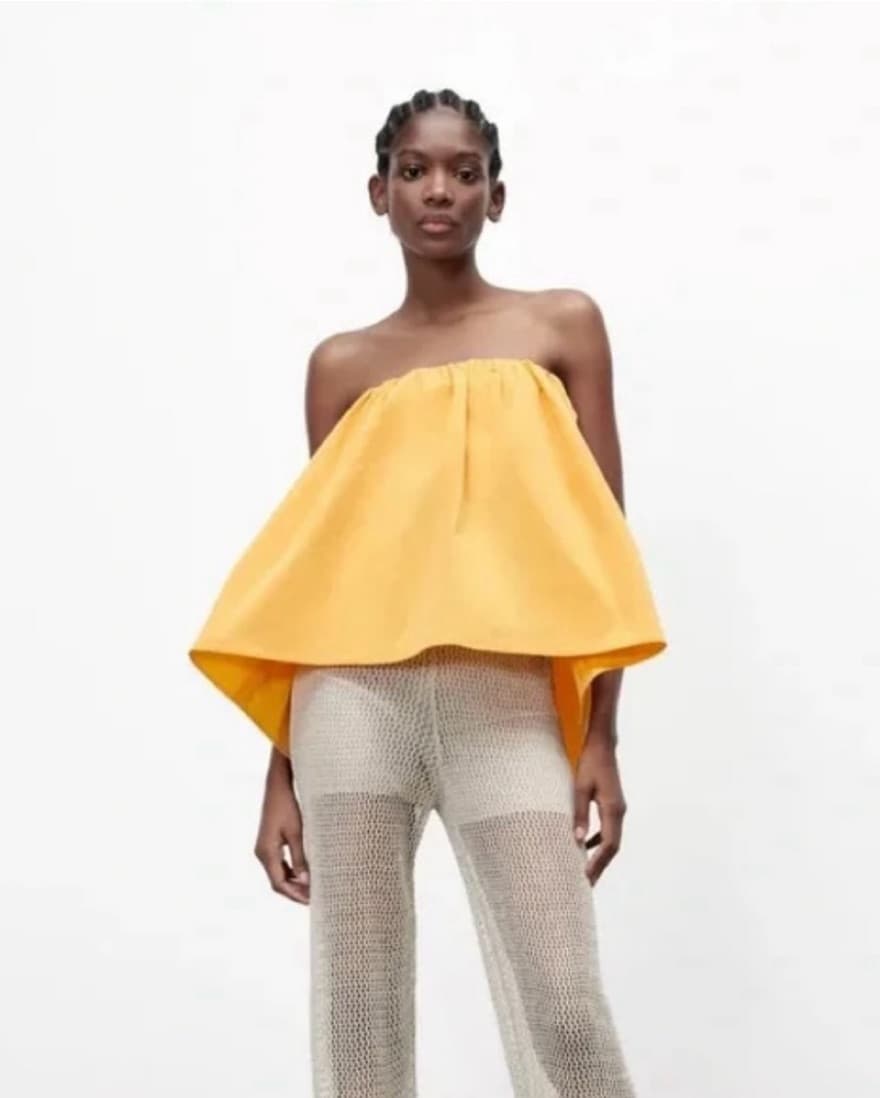 Orange Tube Top - Image 1
