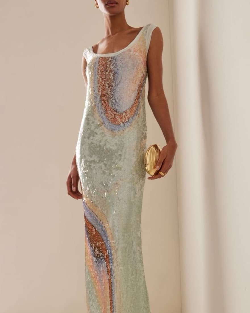 Jonathan Simkhai Sequin Gown/Maxi - Image 5