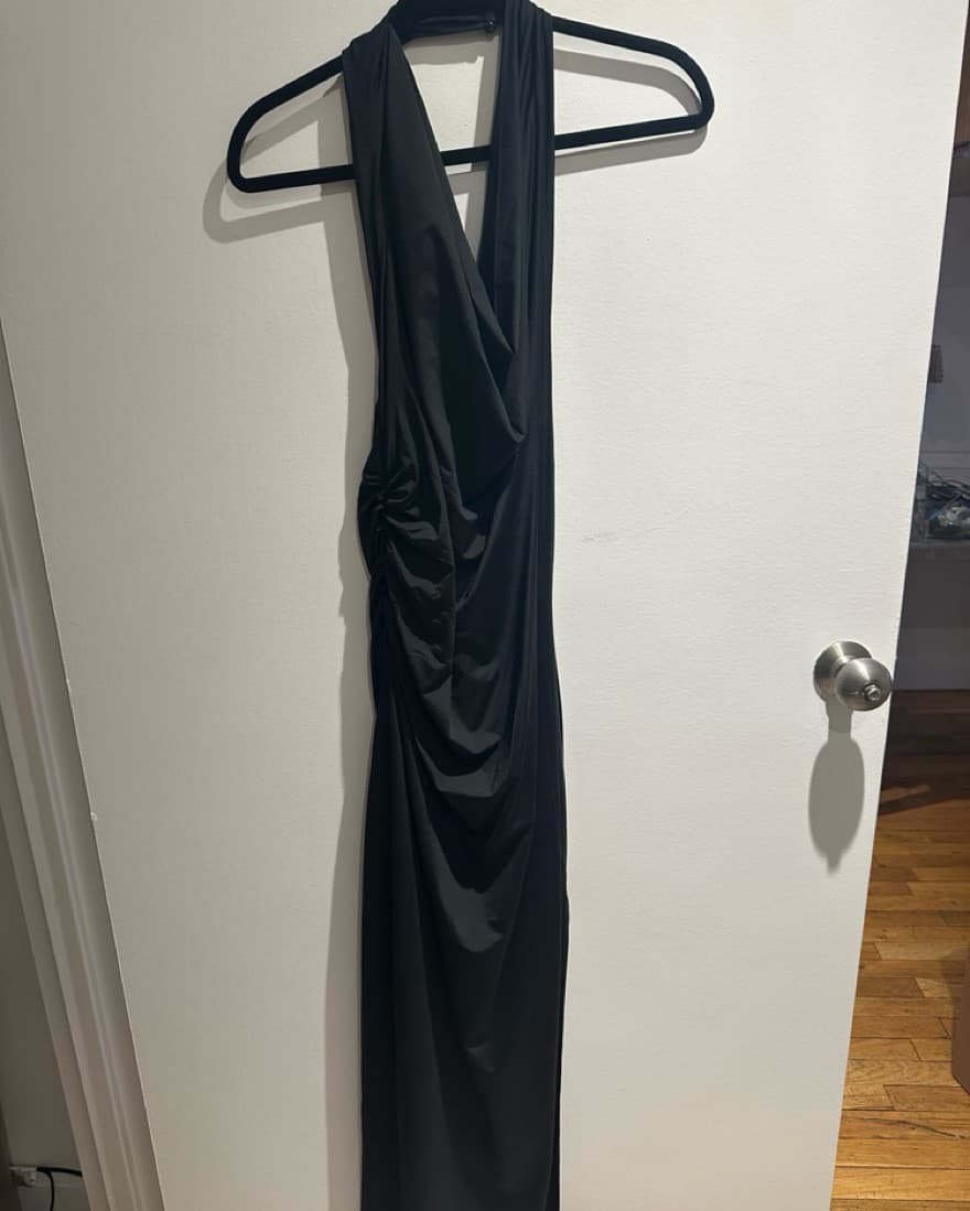 Black Halter Dress - Image 6