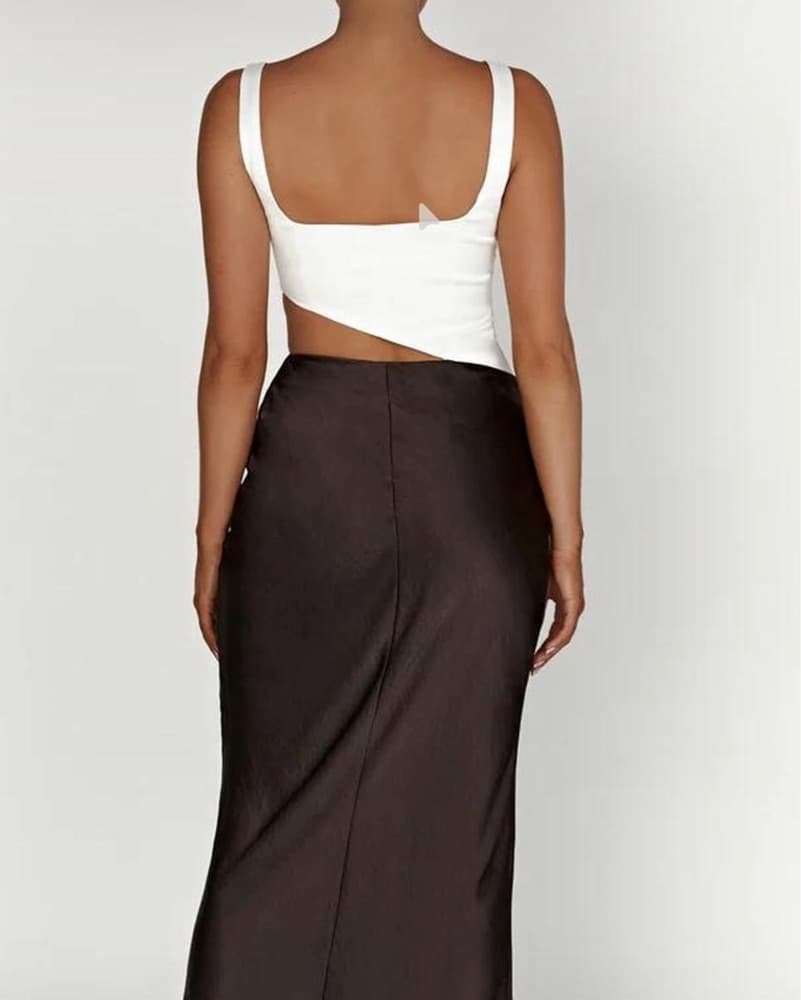 Meshki Gianna Two Tone Maxi Dress - Image 2