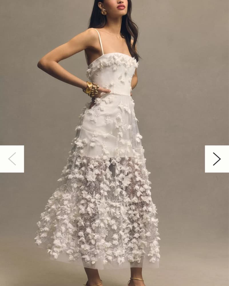 Brand New Helsi Floral Applique Midi  - Image 1