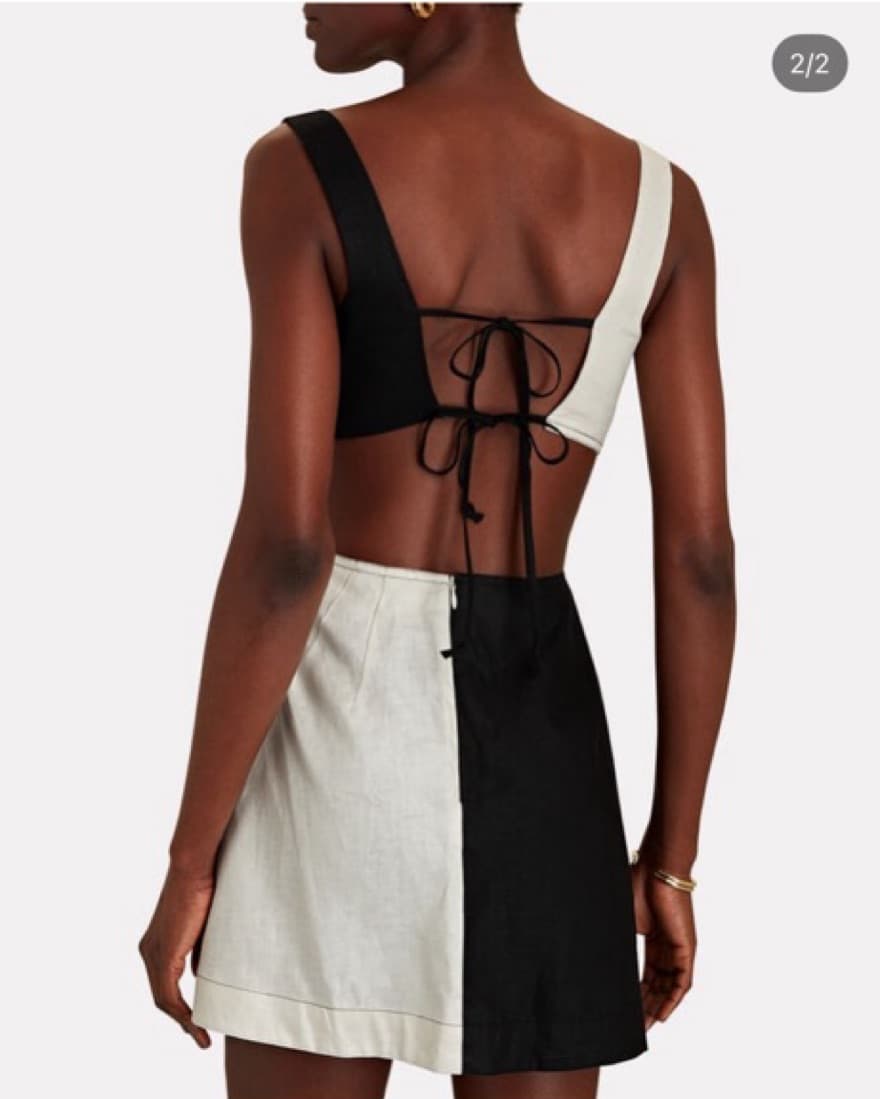 Mathew Bruch Anna Tie Back Dress - Image 2