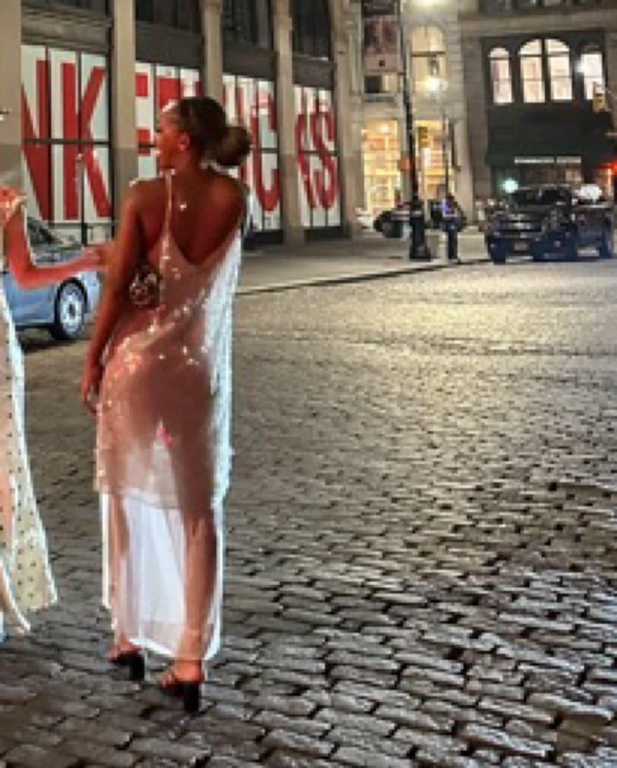 Sequin Midi Dress - Image 2