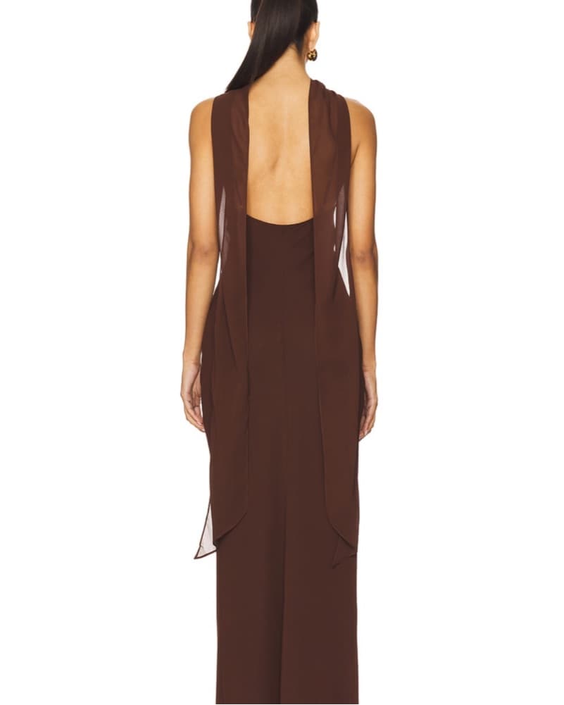 Amanda Uprichard Ashton Maxi Dress - Image 3
