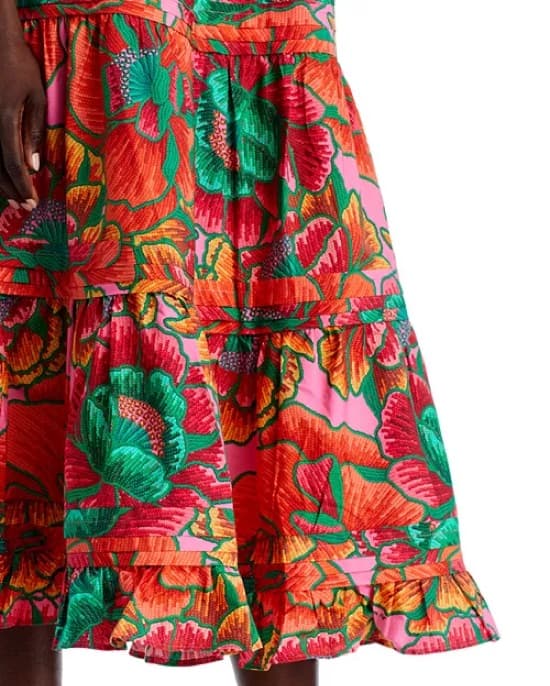 FarmRio Tiered Mini Dress - Image 5