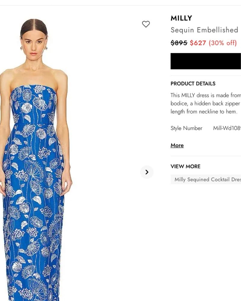 Strapless Sequin Midi/Maxi Formal - Image 5