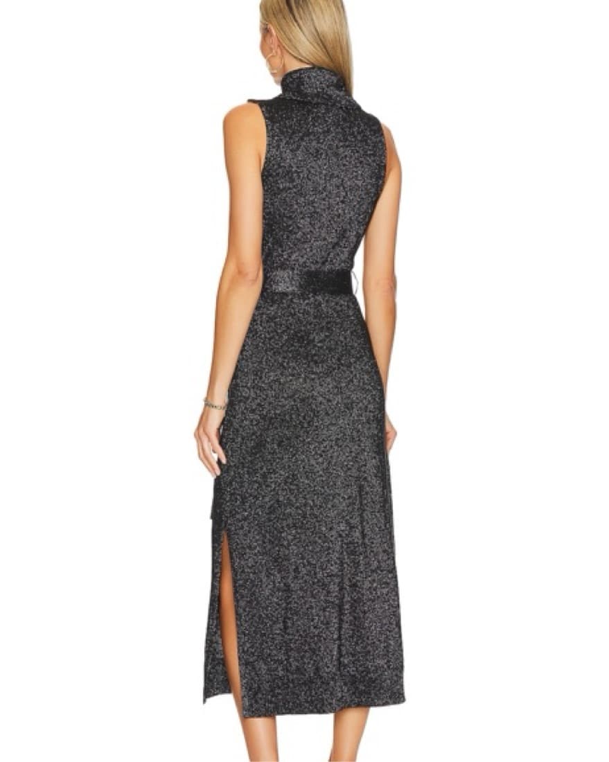 Paige “Zoelle” Black Gunmetal Dress - Image 2