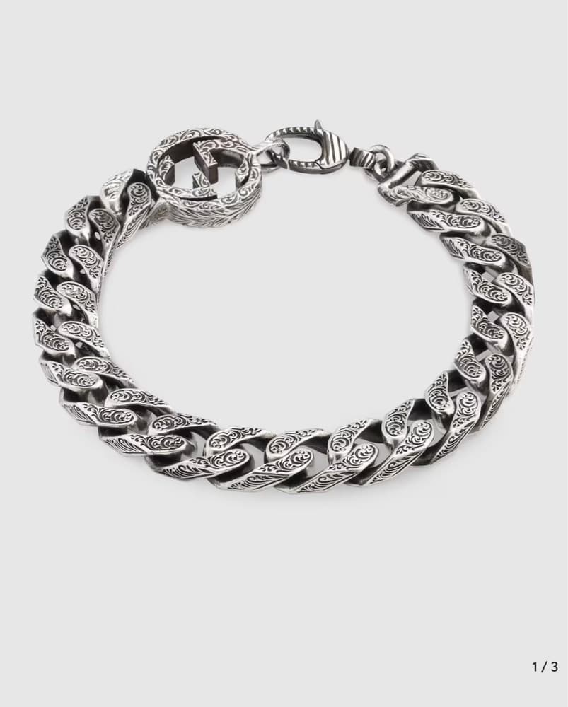 Gucci Interlocking Chain Bracelet - Image 1