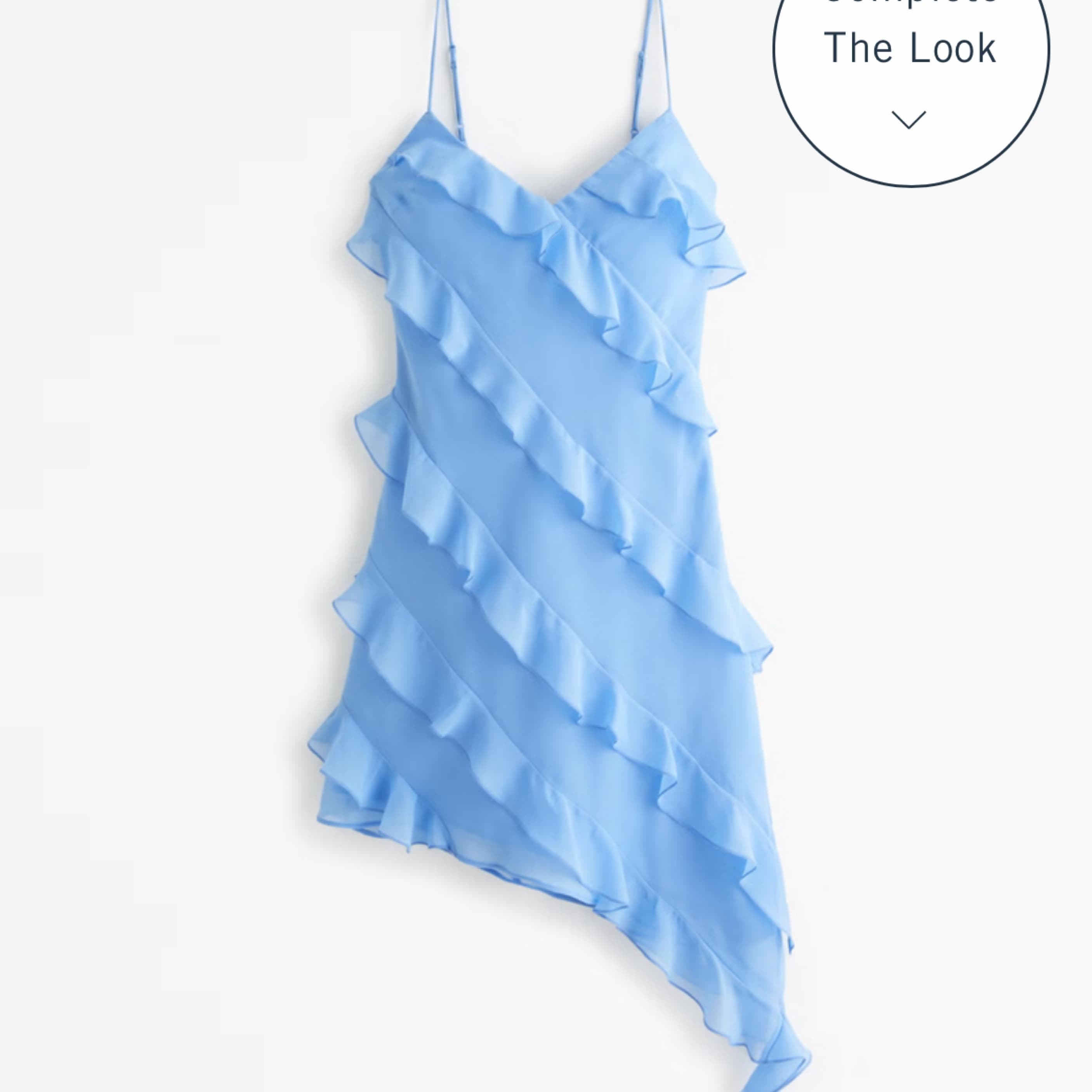 Abercrombie Blue Ruffle Dress - Image 2