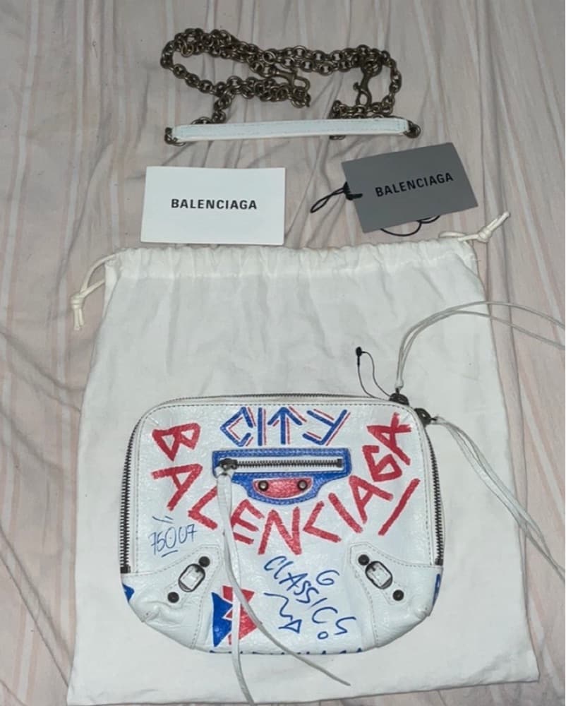 Balenciaga Agneau Classic Graffiti Repor - Image 1