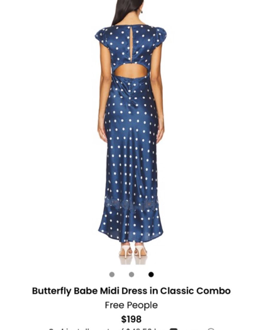 Butterfly Babe Midi Dress in Classic Combo - Image 3