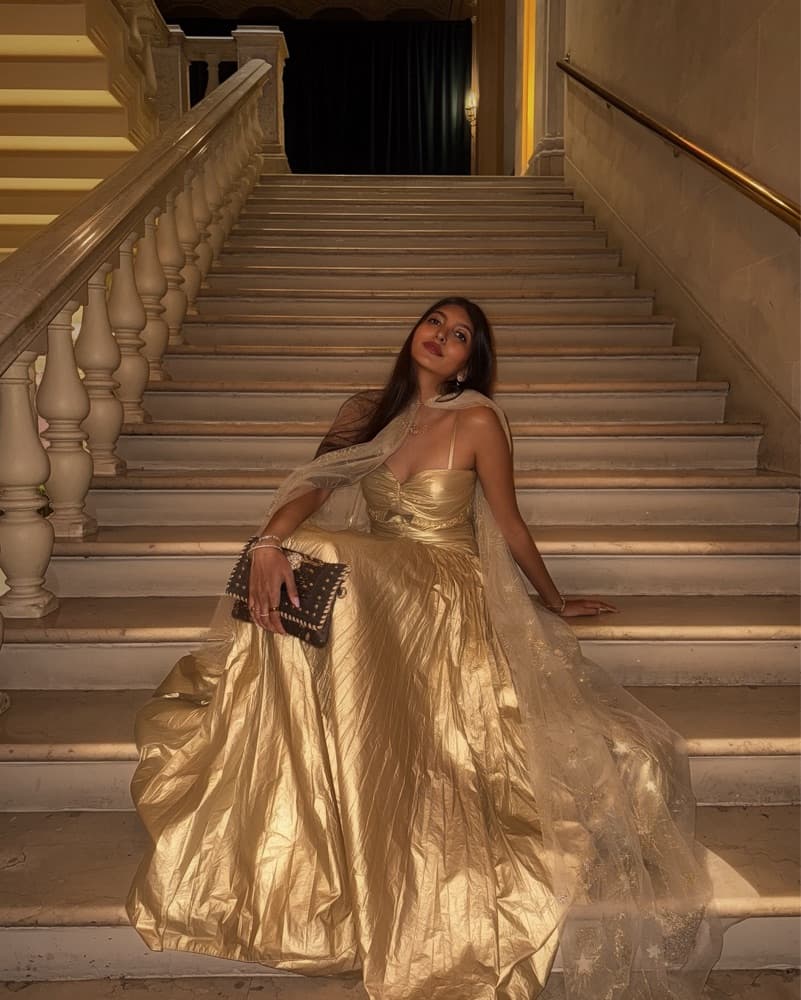 Mesh Gold Cape +Celestial Embellishments - Image 3
