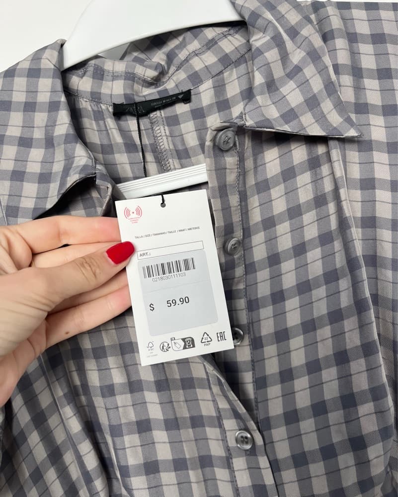 Plaid Work Dress Zara - Image 6