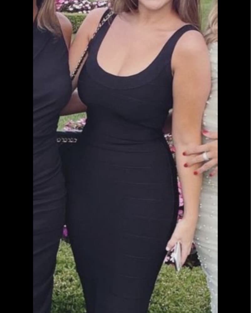 Black Bandage Bodycon Maxi Dress - Image 3