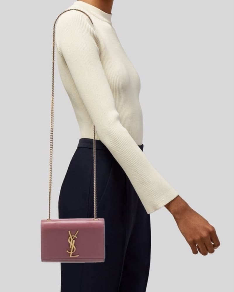 Saint Laurent Leather Pink Small Bag - Image 1