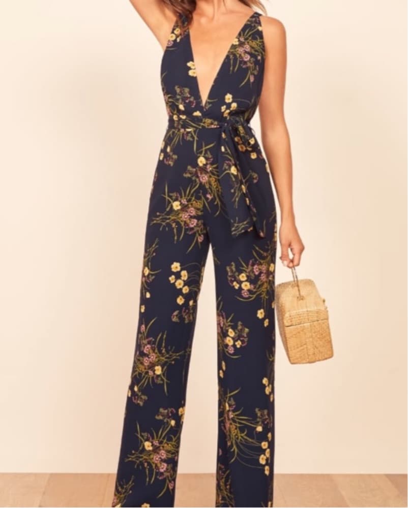 Reformation Sofi Jumpsuit Mademoiselle - Image 1