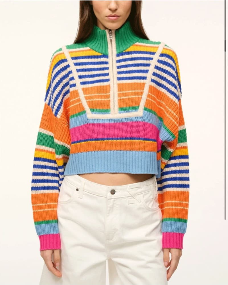 Staud Cropped Hampton Sweater  - Image 1
