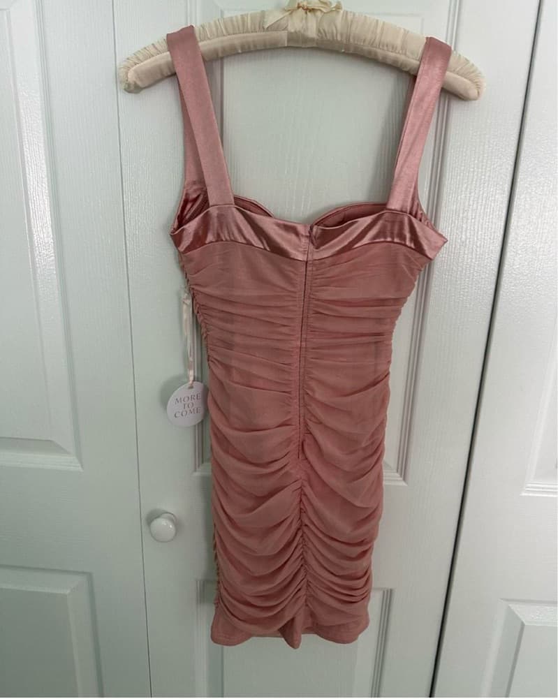 REVOLVE SEXY PINK MINI DRESS - Image 4