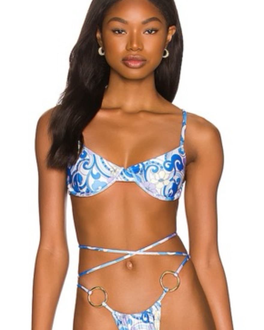Cin Cin Short Silky Sarong & Bikini Top - Image 2