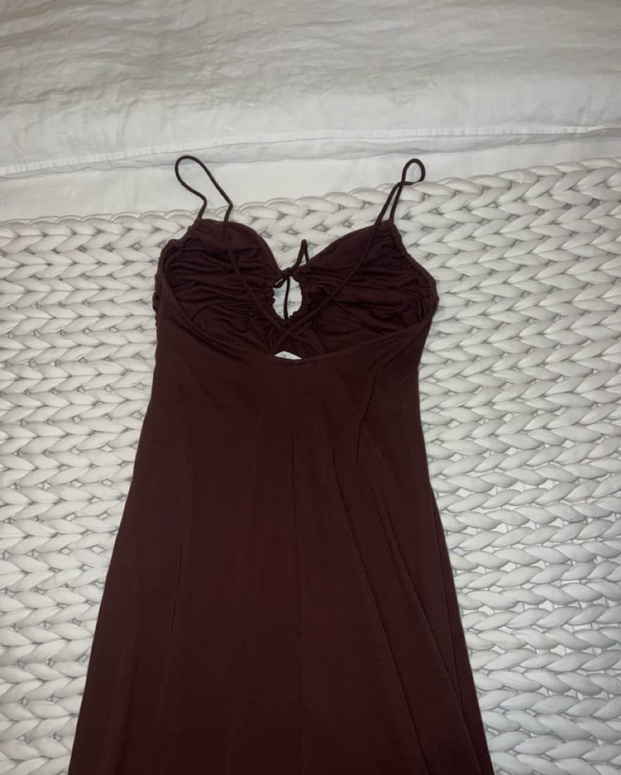 Long brown Dress - Image 4