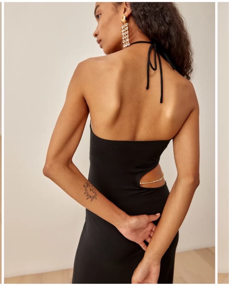 Sleek and Chic Halter Dress - Image 4