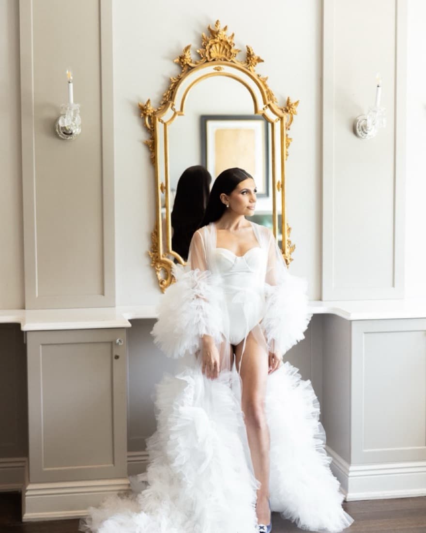 Voir victoria Bridal Robe - Image 1
