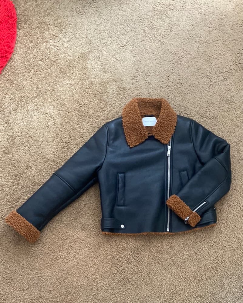 Faux Leather Rebecca Minkoff Jacket - Image 1