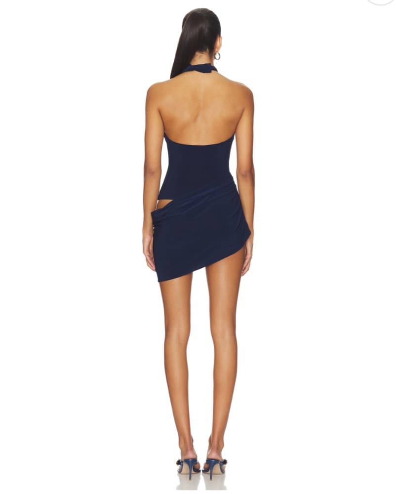 NBD Aurora Mini Dress In Navy - Image 3