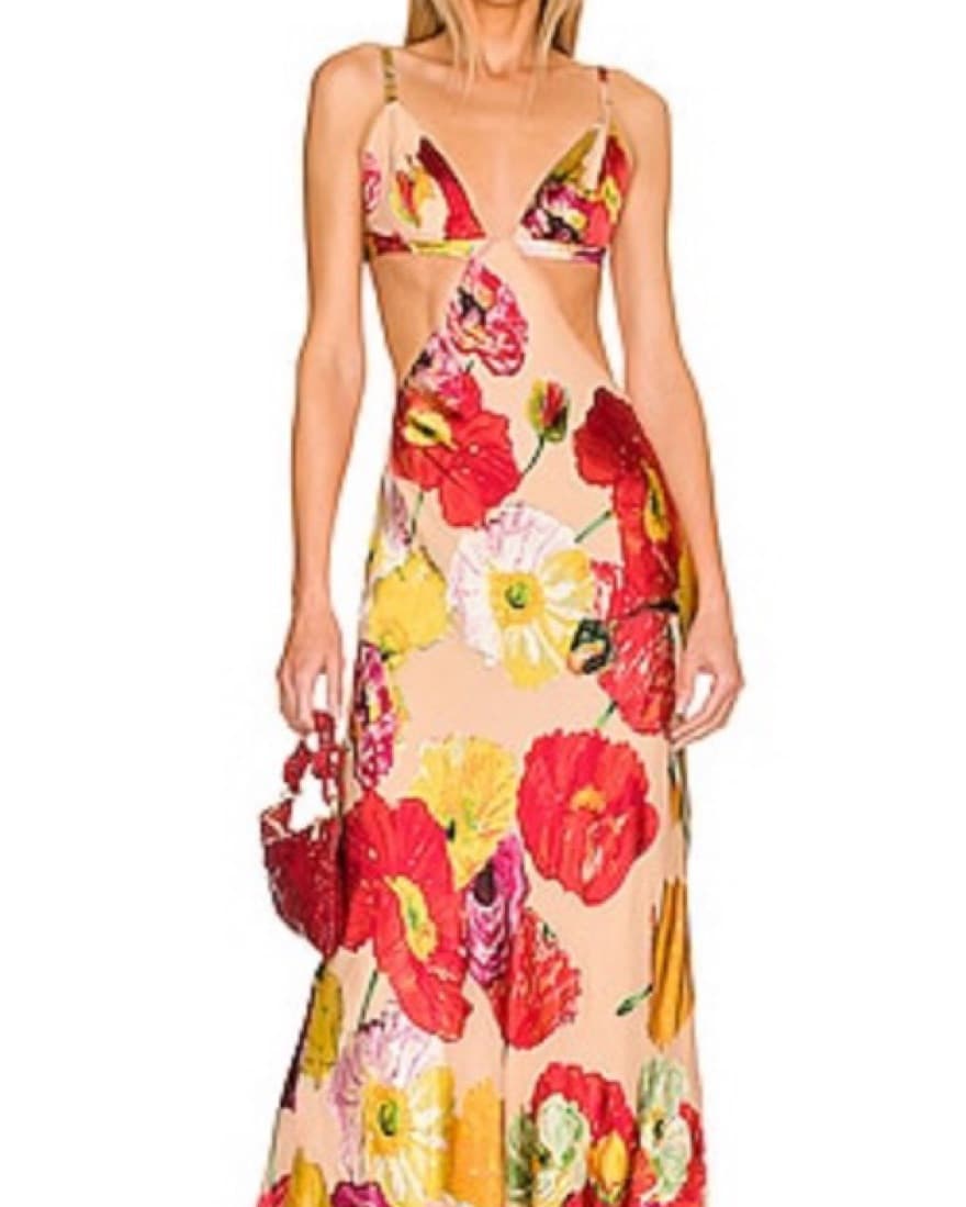 Dari Gown in Painted Floral CULT GAIA - Image 2