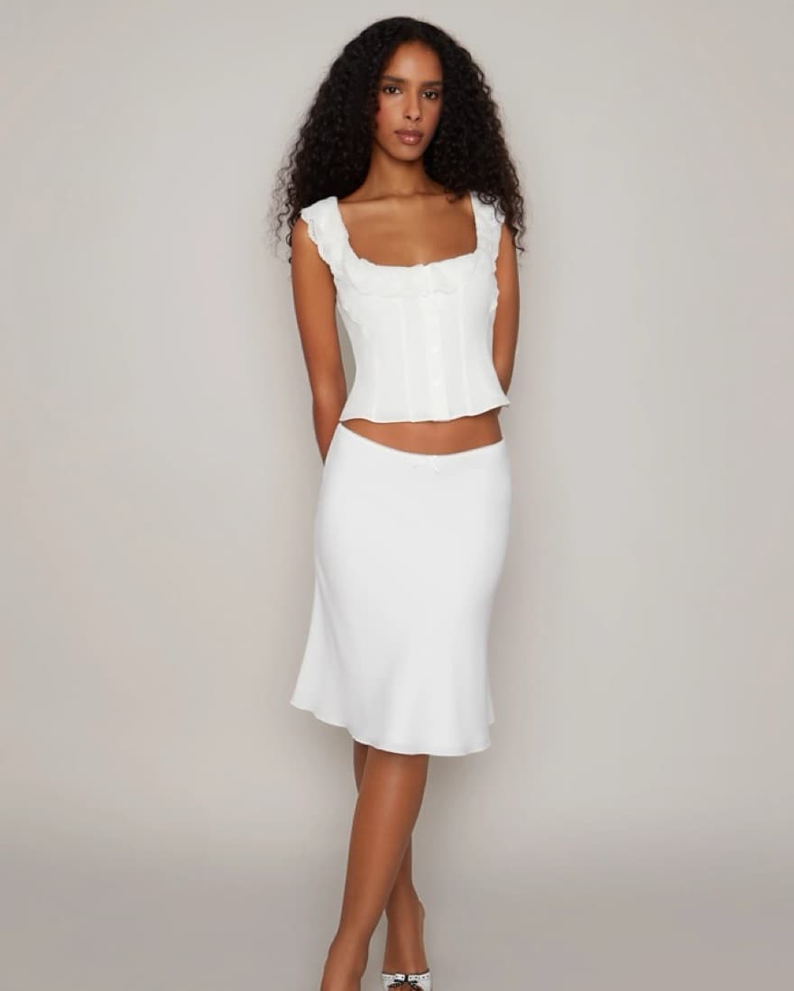 Guizo Paloma Lace Top & Skirt - Image 2