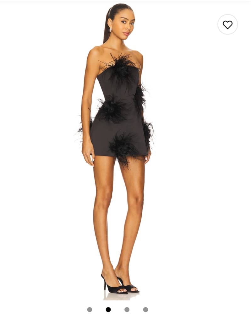 Nadine Dress In Black - Image 2