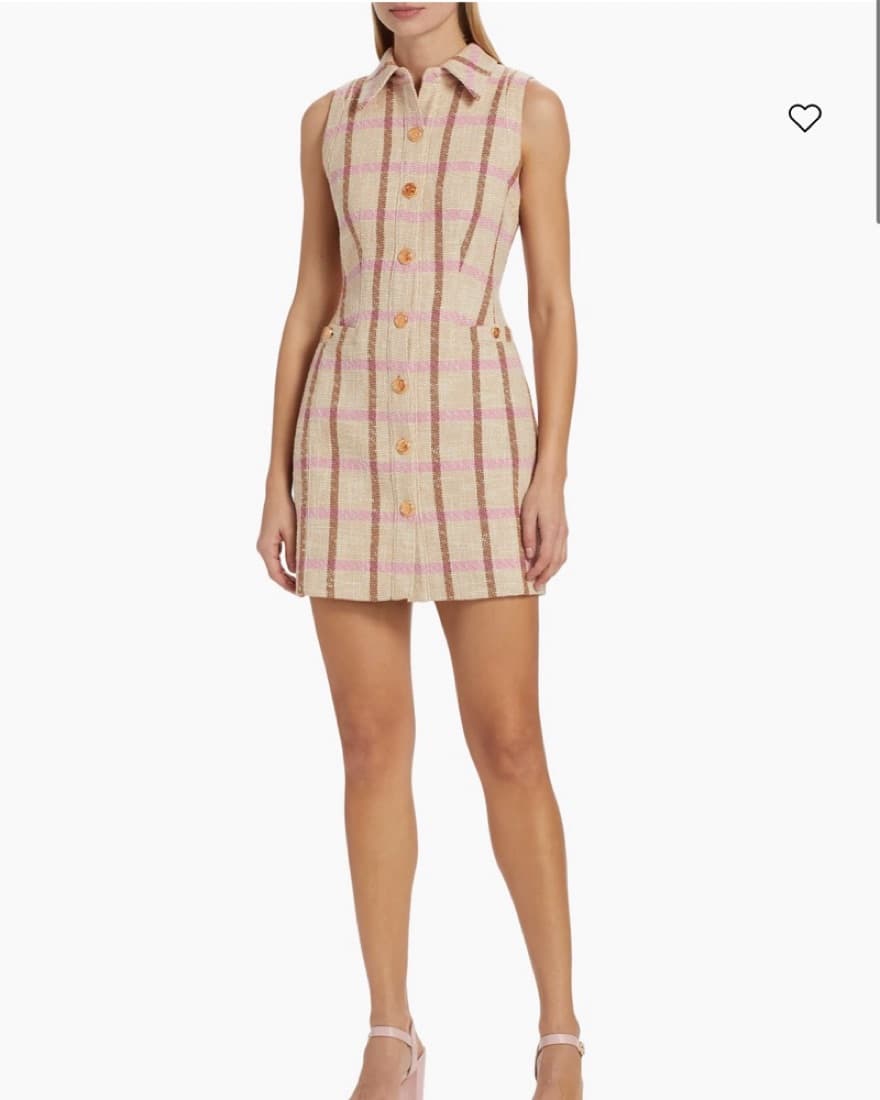 Toccin Sophia Tweed Mini Dress - Image 2