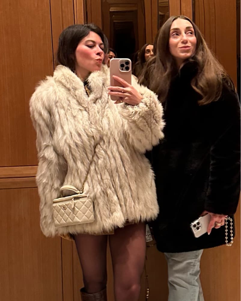 White Fox Fur Coat - Image 3