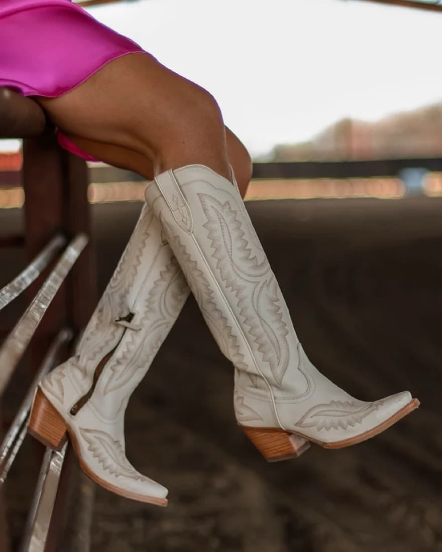 Ariat Knee High Cowboy Boots - Image 1