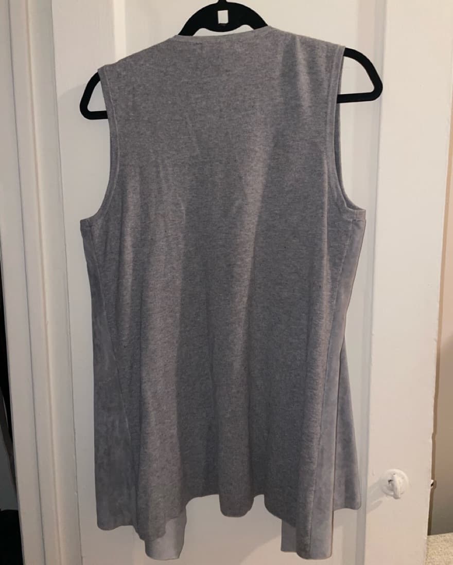Calvin Klein Suede Vest - Image 2