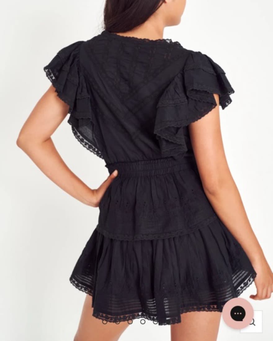 LoveShackFancy Gwen Heritage Mini Dress - Image 4