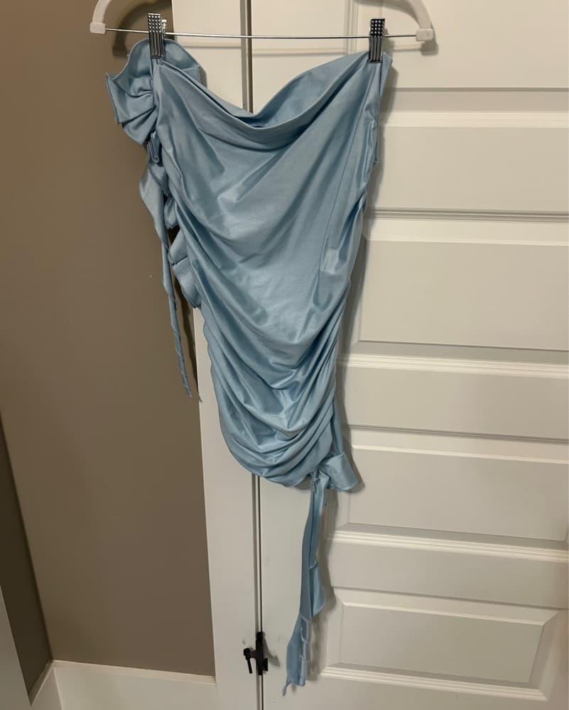 Fanci Club Blue Ruffle Midi Skirt - Image 5