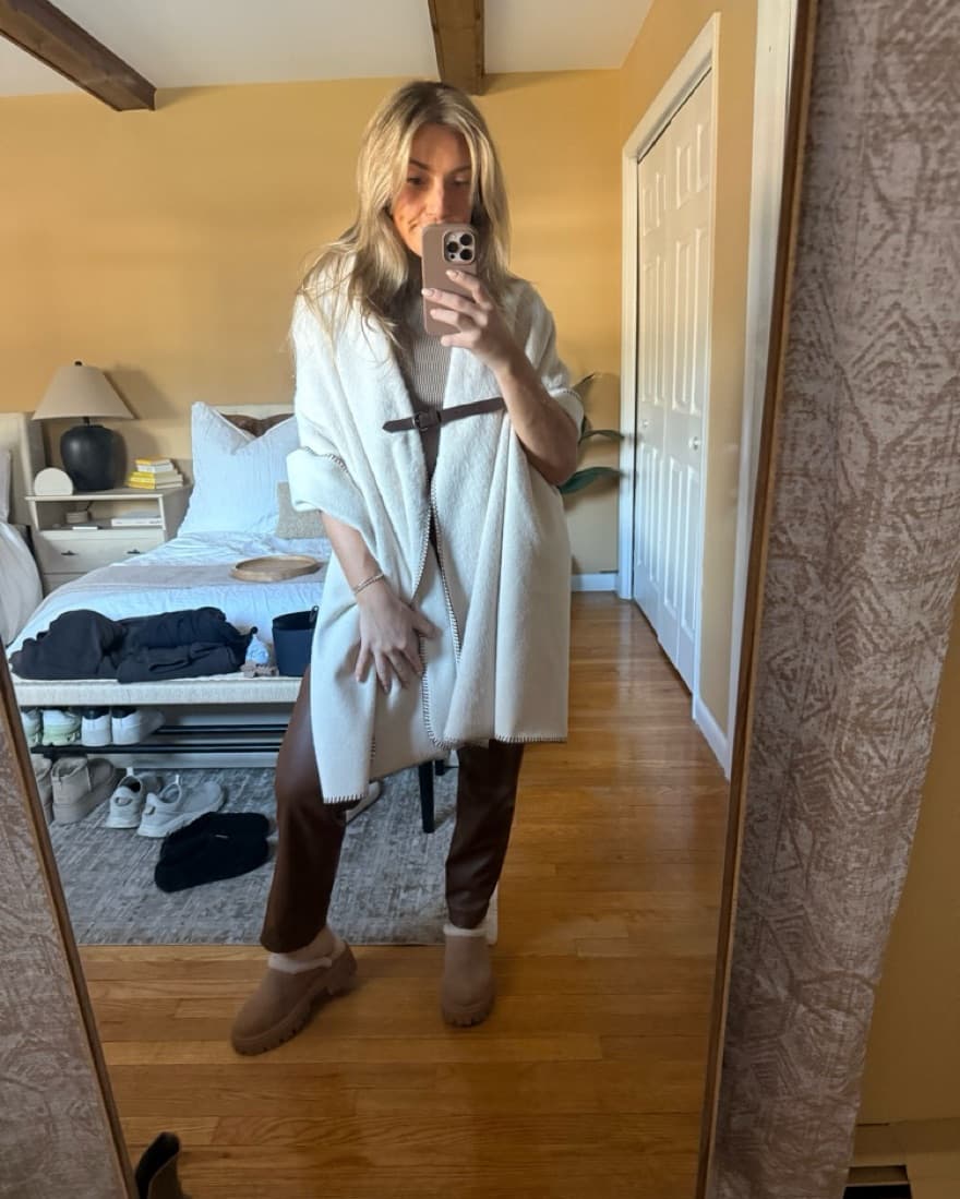 Zara Sweater Poncho - Image 2