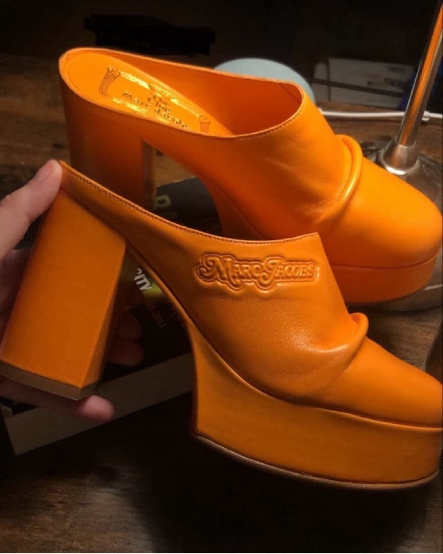 Vintage Marc Jacobs Tangerine Clogs - Image 1