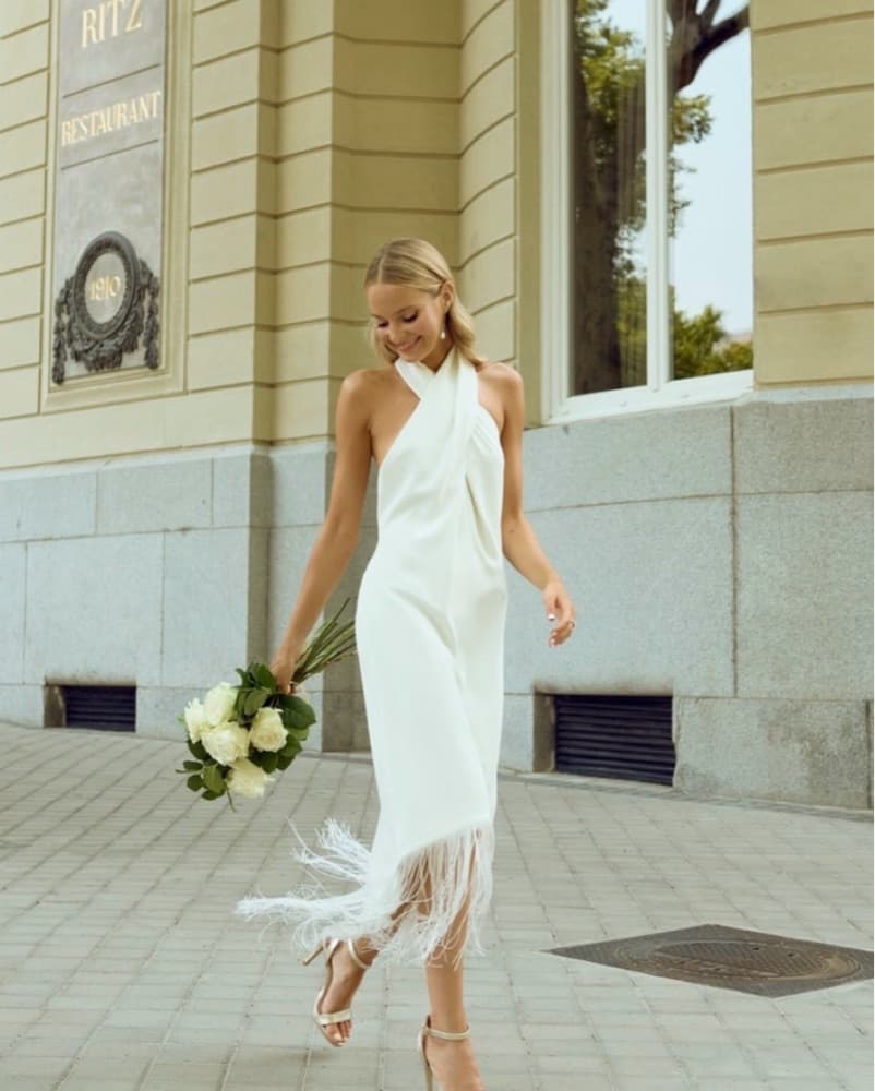 Lady Pipa White Dress - Image 1